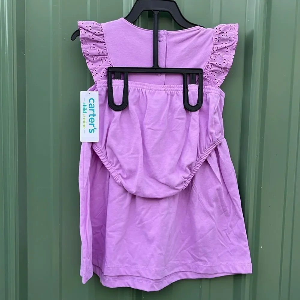 Disney Winnie The Pooh Baby Girl Romper & Summer Dresses 6-Piece Set Size 24M